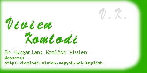 vivien komlodi business card